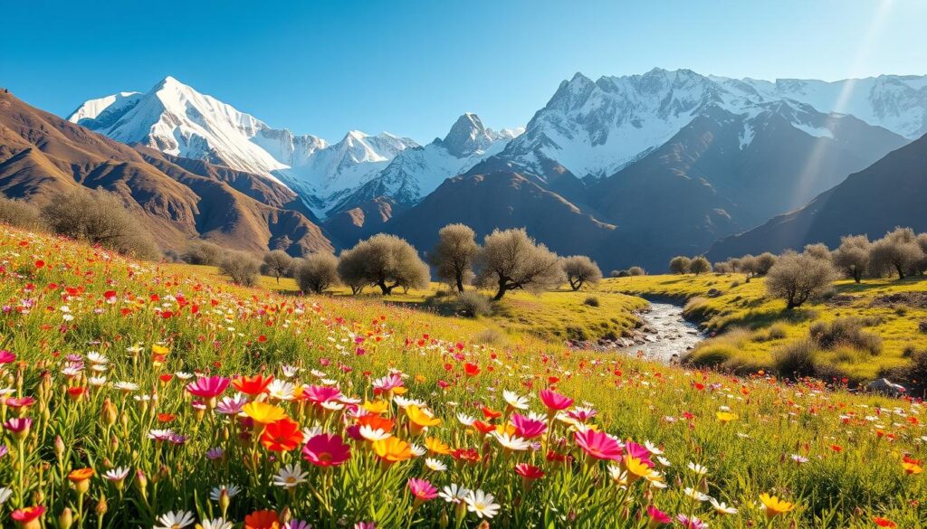 spring in Morocco atlas mountains